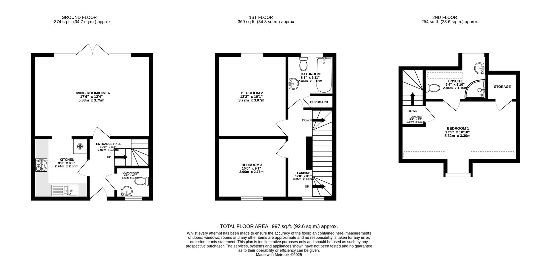 Floorplan for Elm Road, Stonehouse