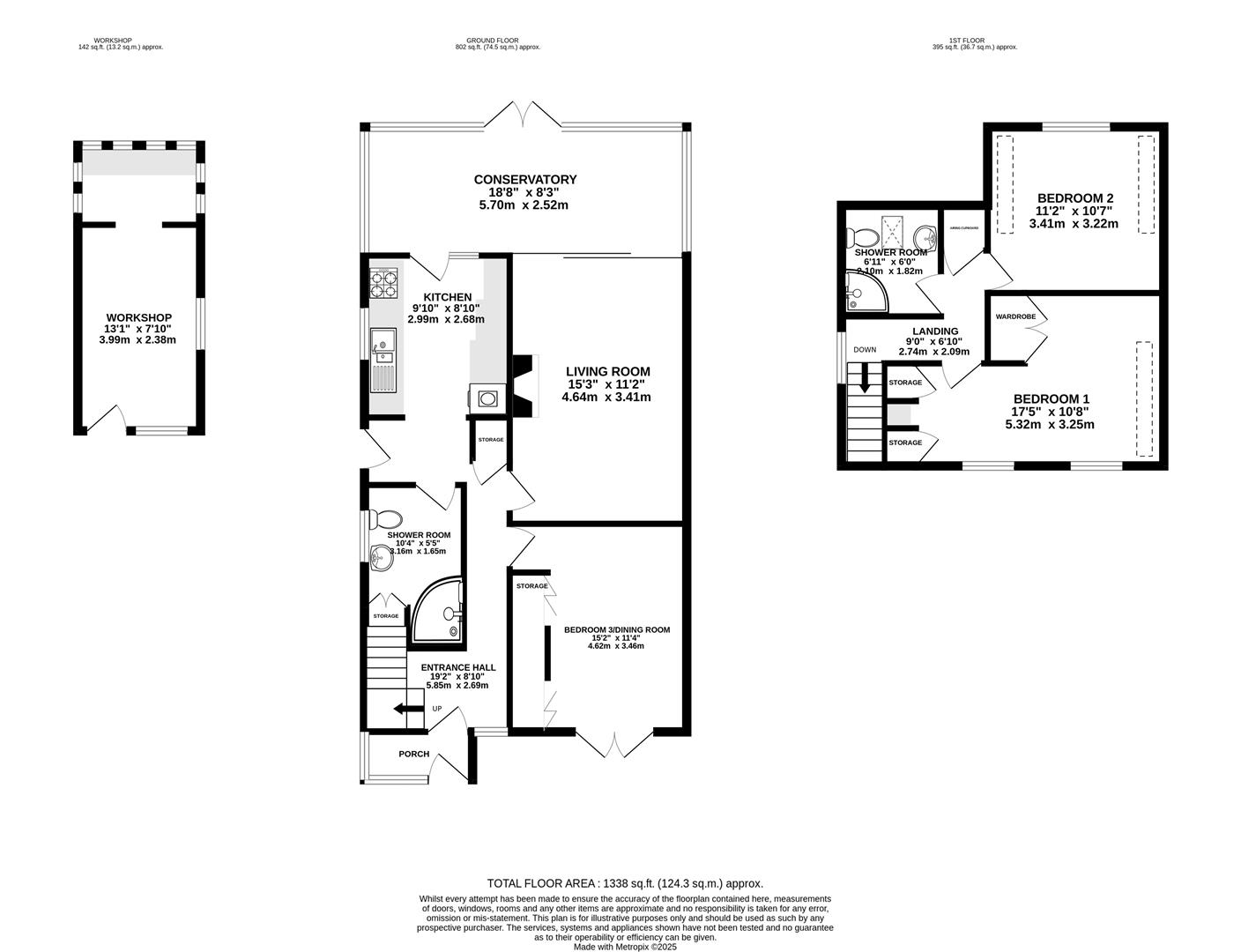 Floorplan for Marling Crescent, Stroud