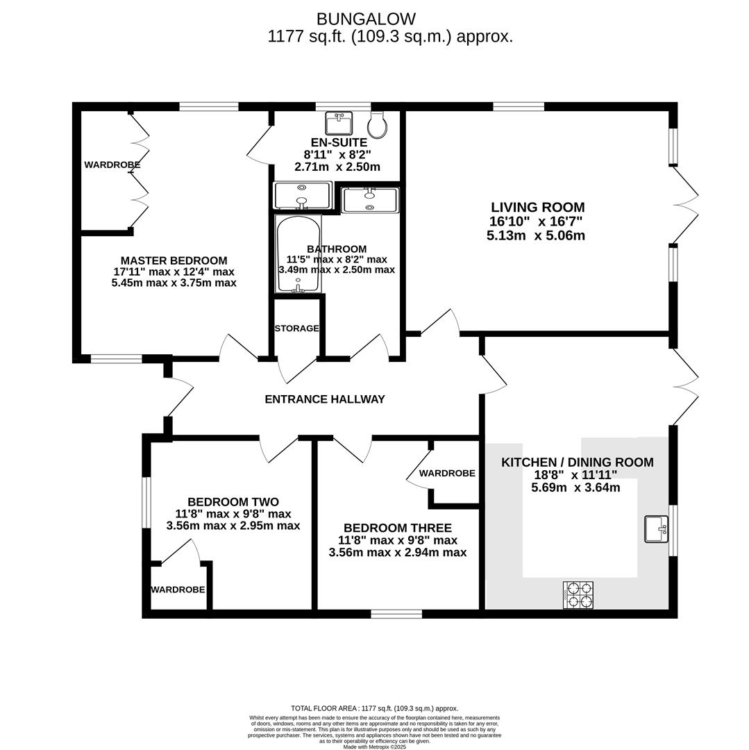 Floorplan for Bridge Field Court, Stroud Road, Gloucester