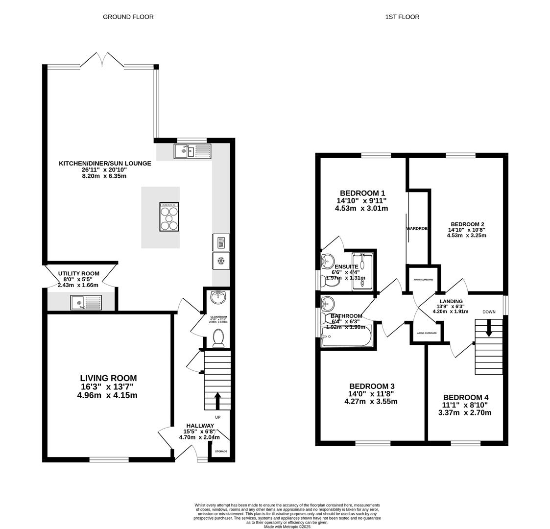 Floorplan for Upton's Garden, Whitminster, Gloucester