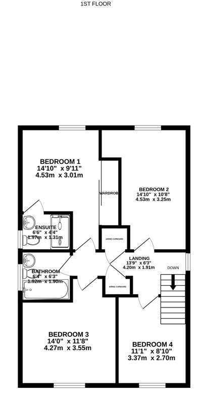 Floorplan for Upton's Garden, Whitminster, Gloucester