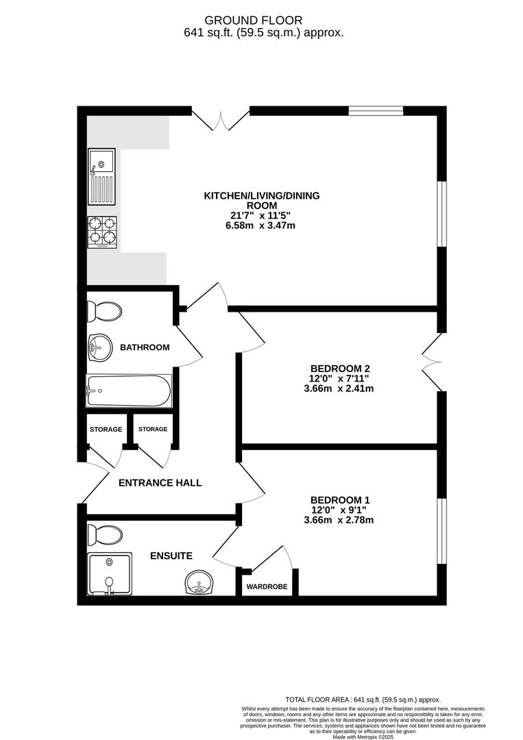 Floorplan for Chestnut Road, Brockworth, Gloucester
