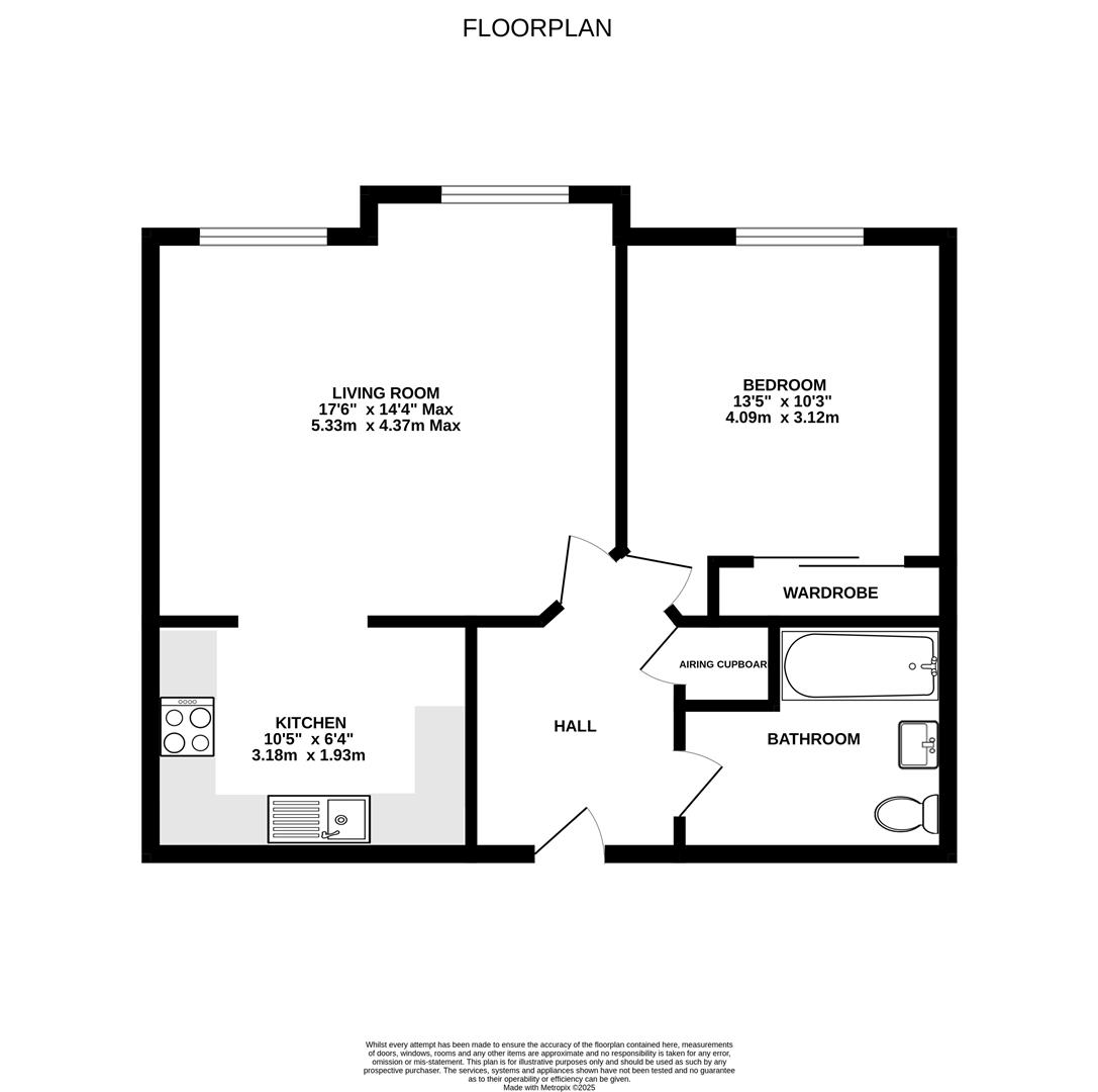 Floorplan for Stokes Mews, Newent