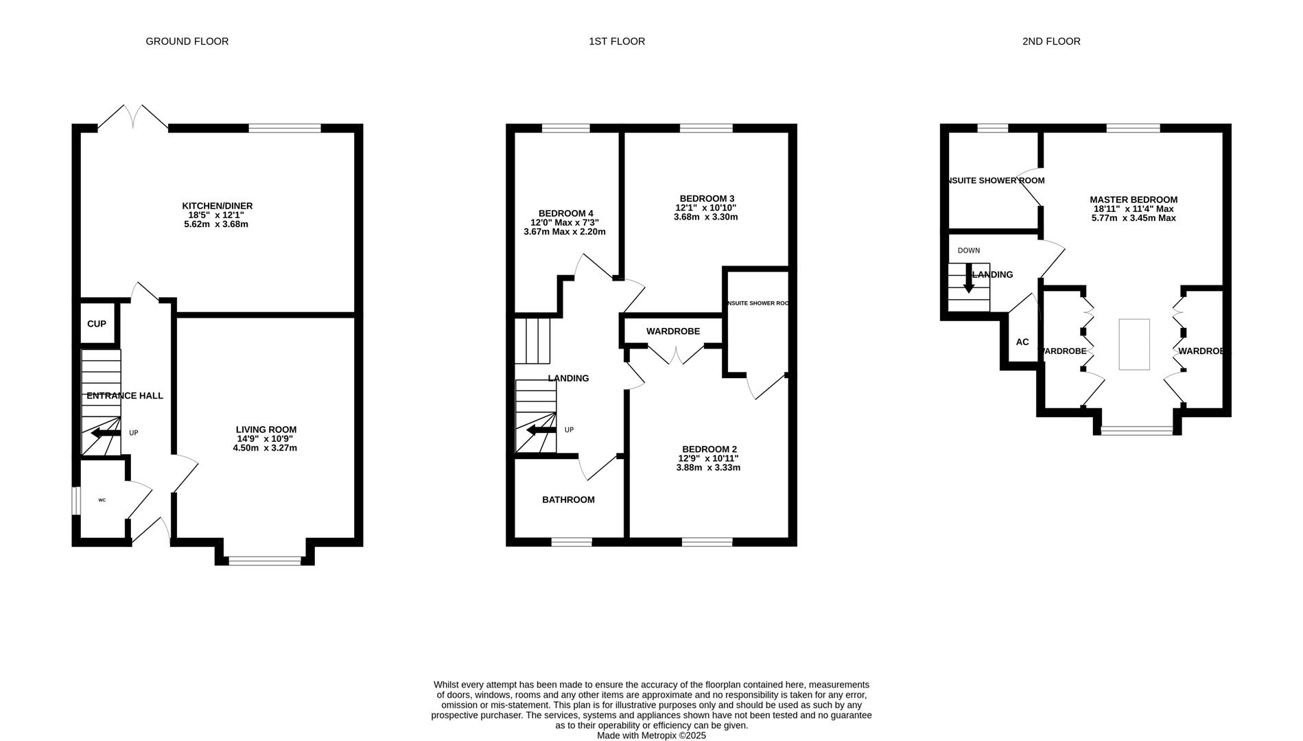 Floorplan for The Ryelands, Newent
