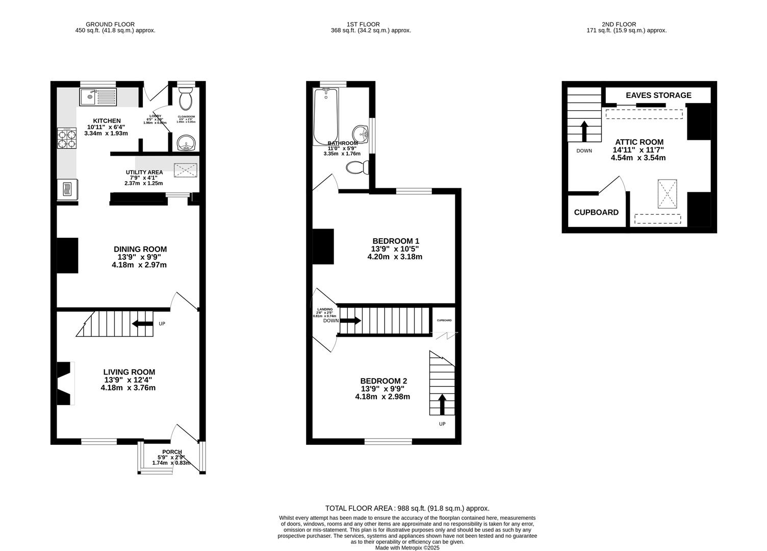 Floorplan for College View, Stonehouse