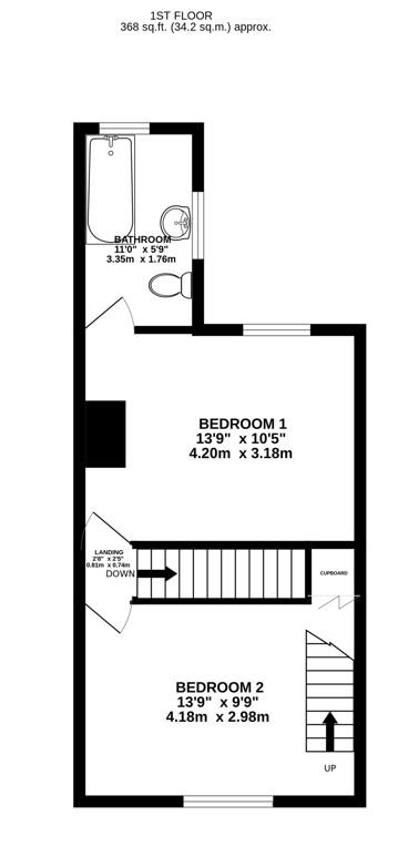 Floorplan for College View, Stonehouse