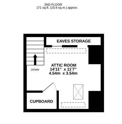 Floorplan for College View, Stonehouse