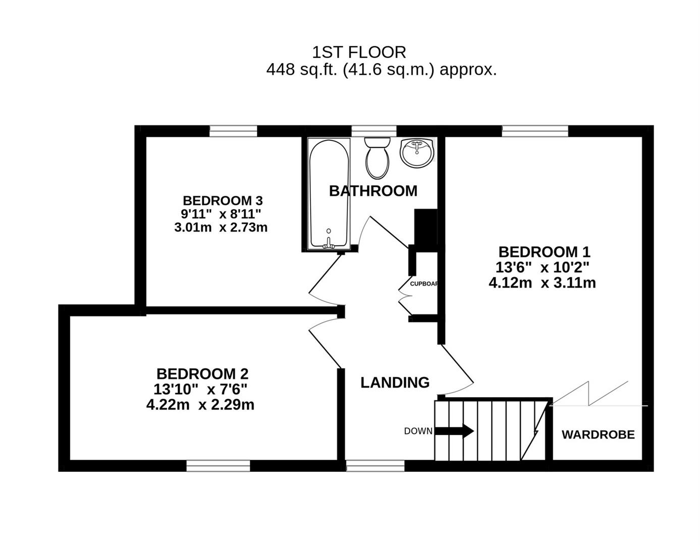 Floorplan for St. Lawrence Road, Gloucester