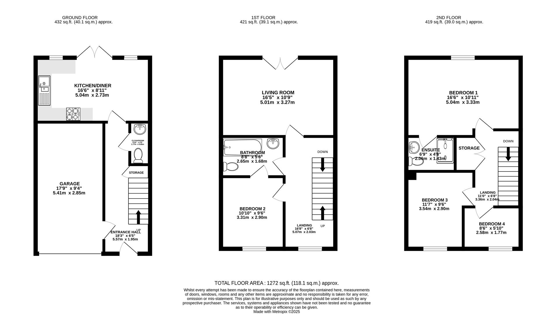 Floorplan for Bradestones Way, Stonehouse