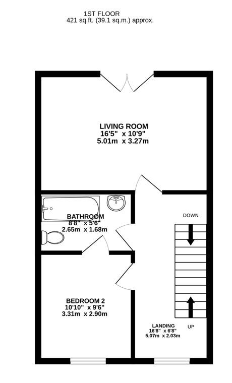Floorplan for Bradestones Way, Stonehouse