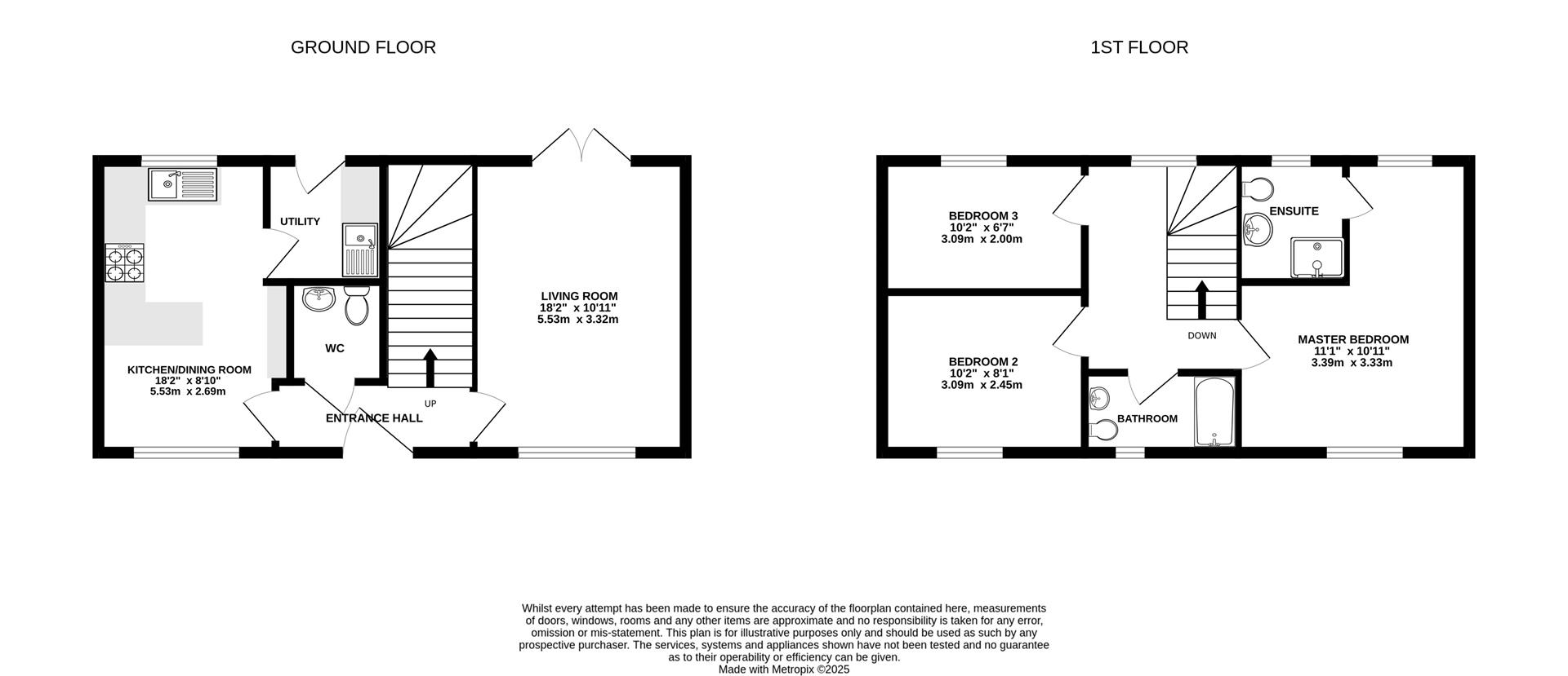 Floorplan for Meadow Brown Road, Coombe Hill, Tewkesbury