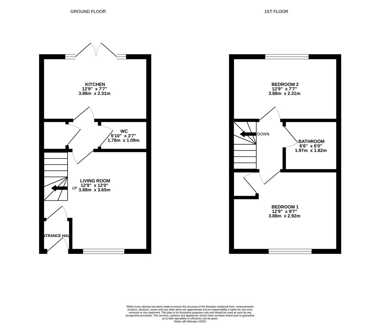 Floorplan for Manor Road, Newent