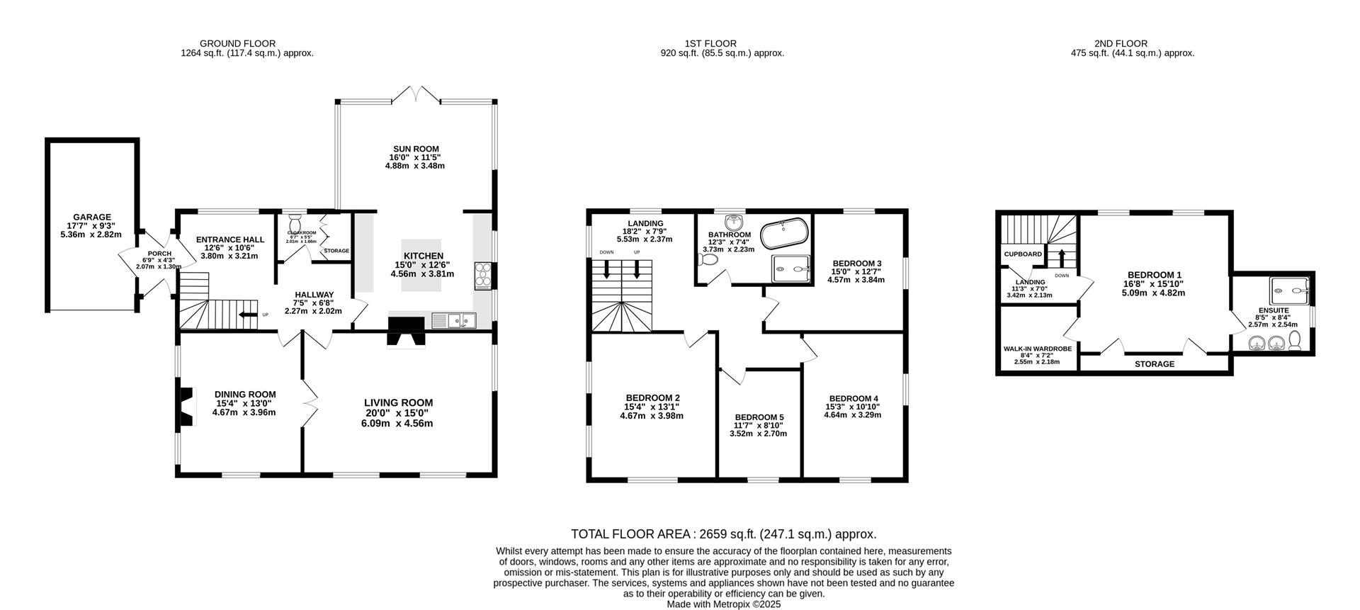 Floorplan for The Court Garden, Arlingham