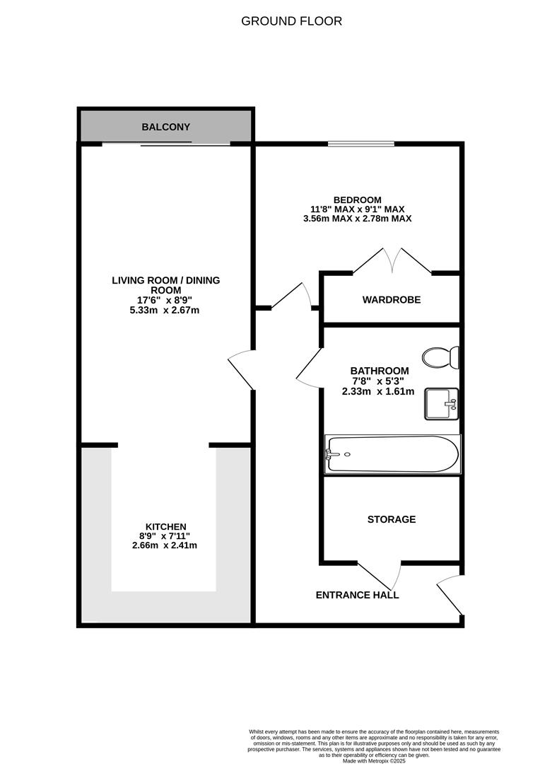 Floorplan for South Point, Severn Road, Gloucester