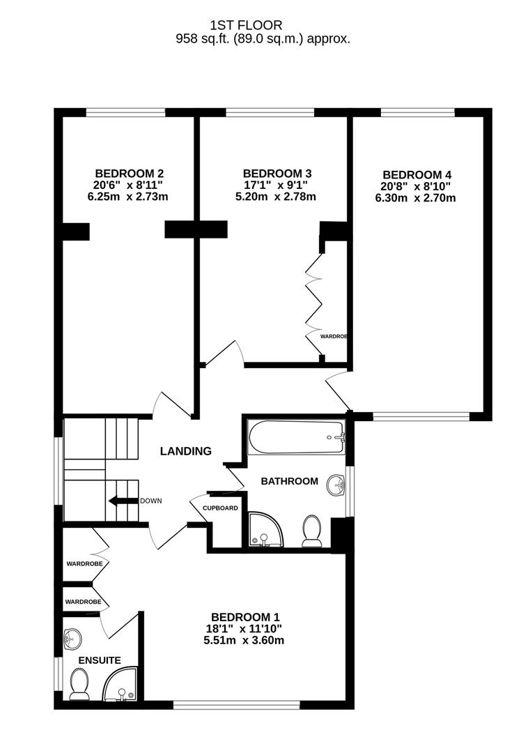 Floorplan for Billbrook Road, Hucclecote