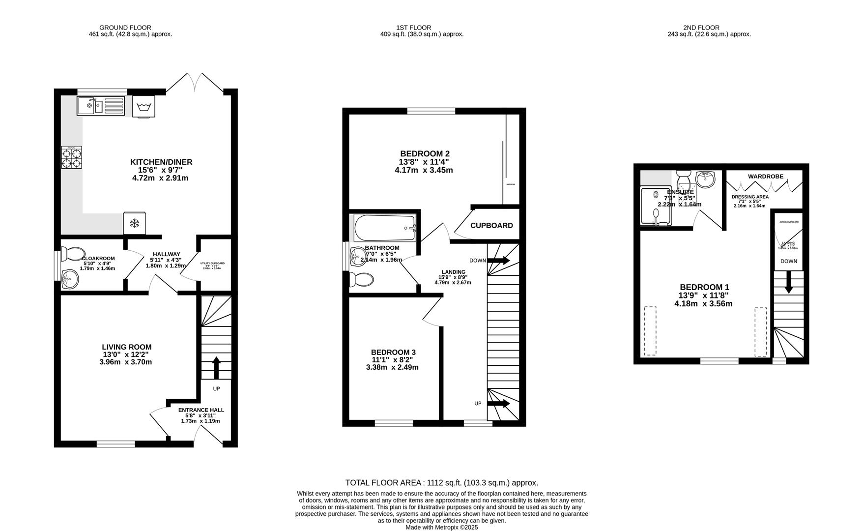 Floorplan for Great Oldbury Drive, Great Oldbury, Stonehouse