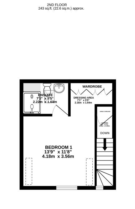 Floorplan for Great Oldbury Drive, Great Oldbury, Stonehouse