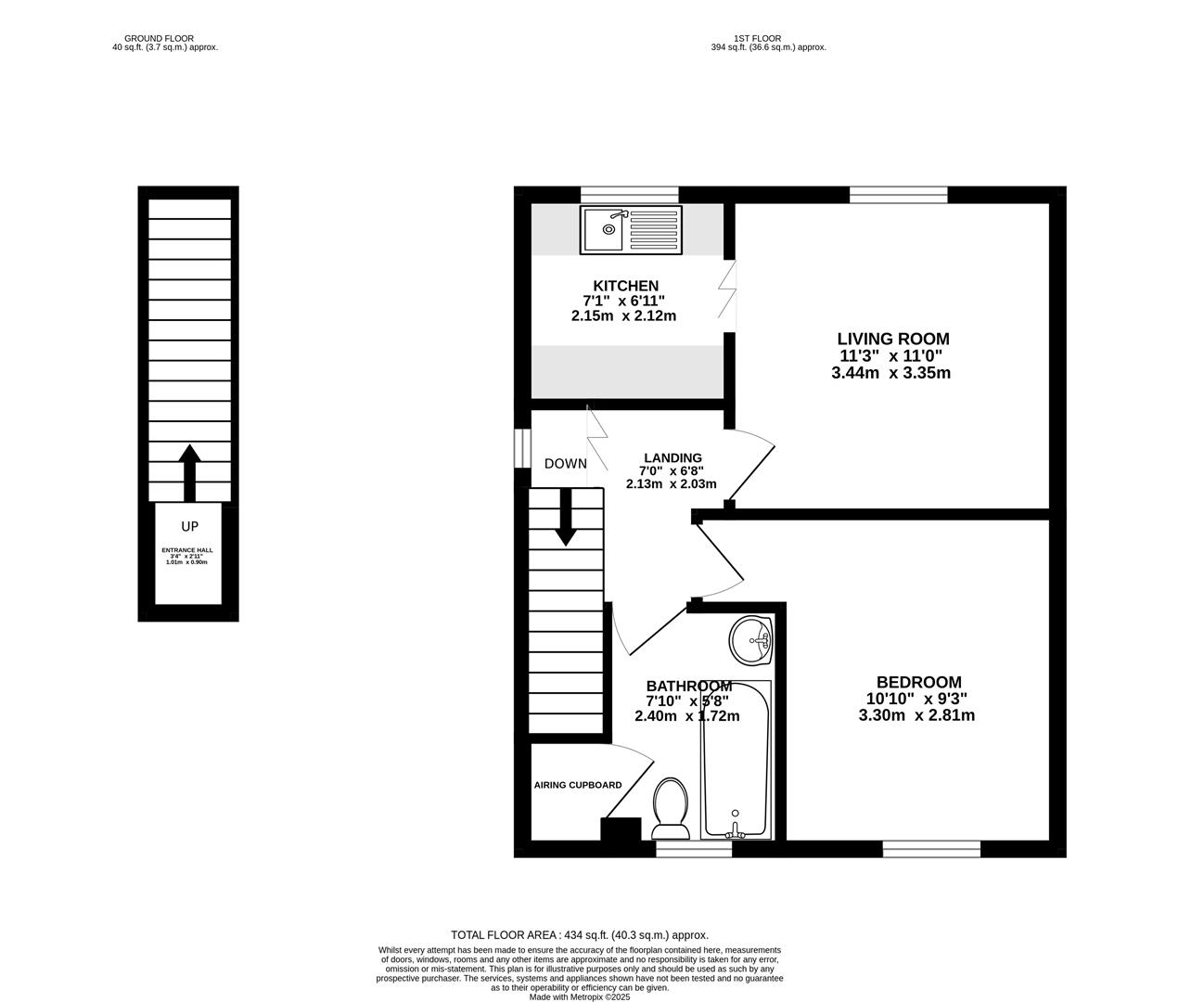 Floorplan for Hawthorn Rise, Stroud