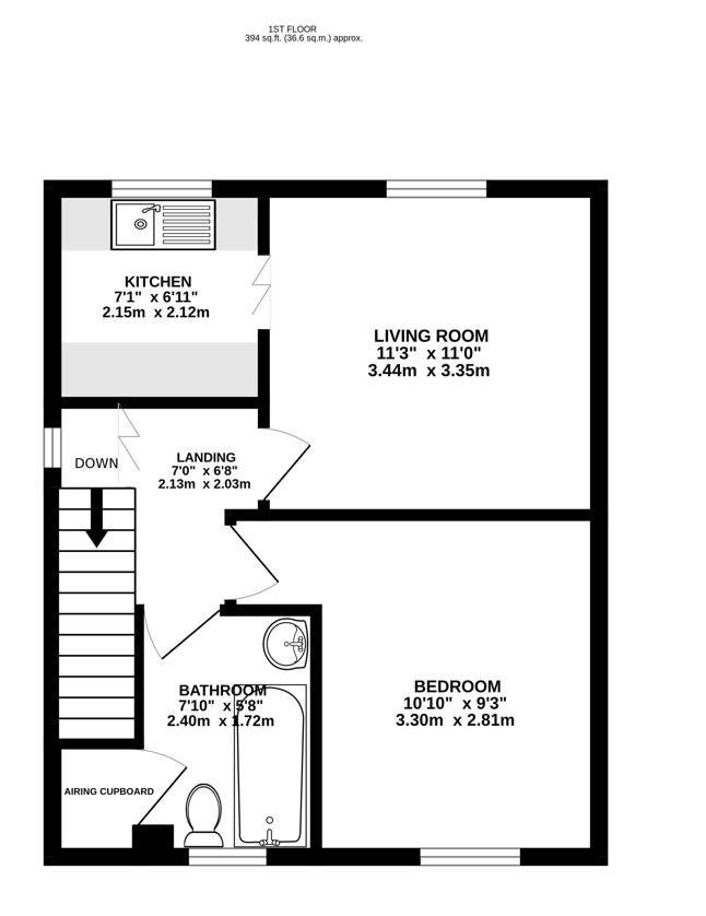 Floorplan for Hawthorn Rise, Stroud