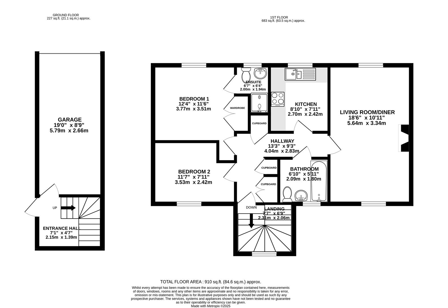 Floorplan for Court View, Stonehouse