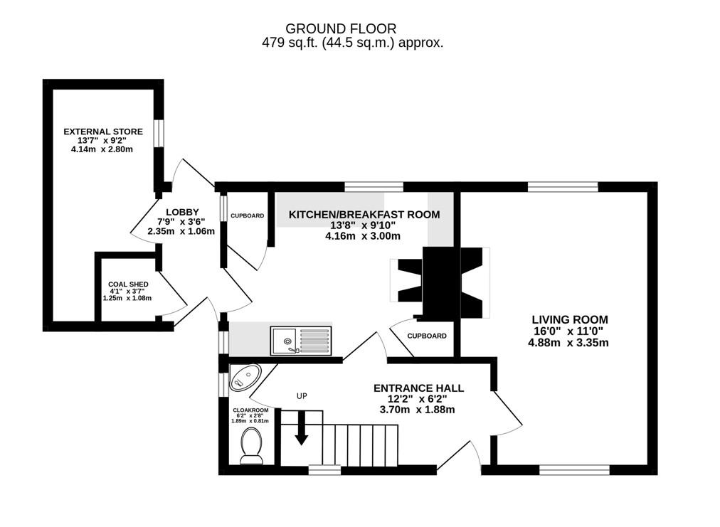 Floorplan for Midland Road, Stonehouse