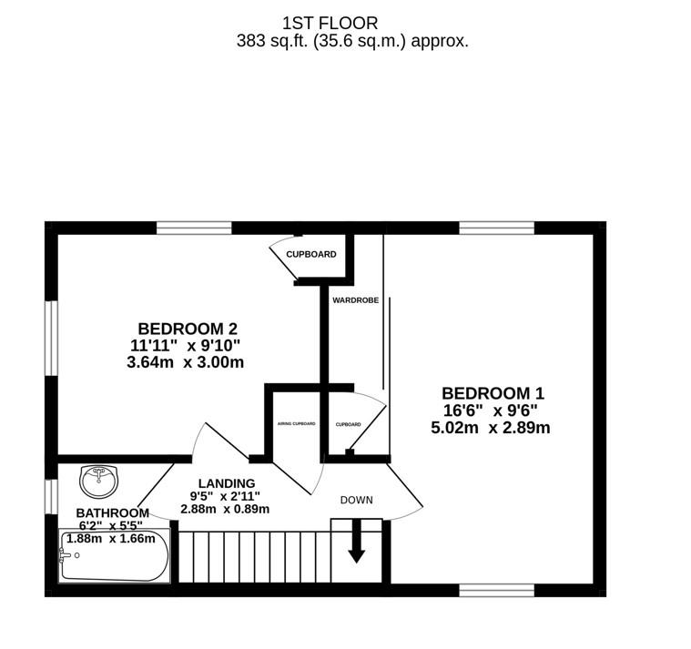 Floorplan for Midland Road, Stonehouse
