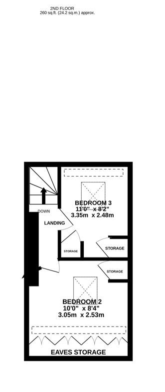 Floorplan for Regent Street, Stonehouse