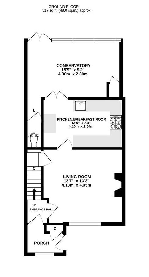 Floorplan for St. Pauls Road, Cheltenham