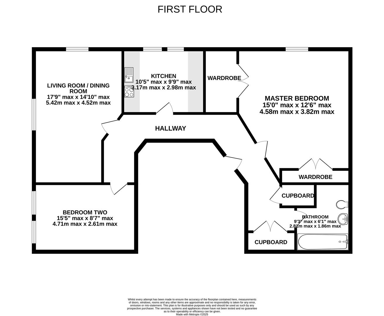 Floorplan for Oakbank House, Tuffley