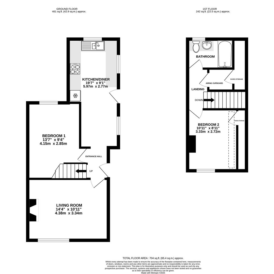 Floorplan for Ryelands Close, Stonehouse