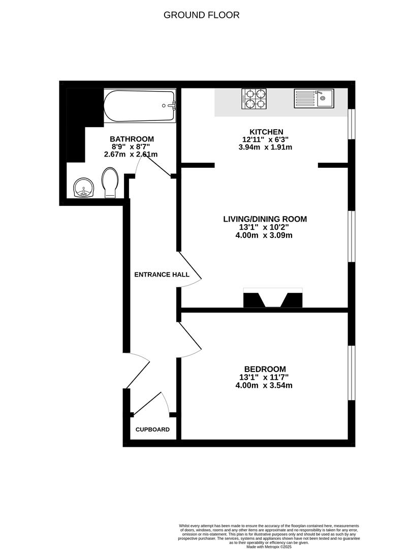 Floorplan for Suffolk House, Eastgate Street, Gloucester