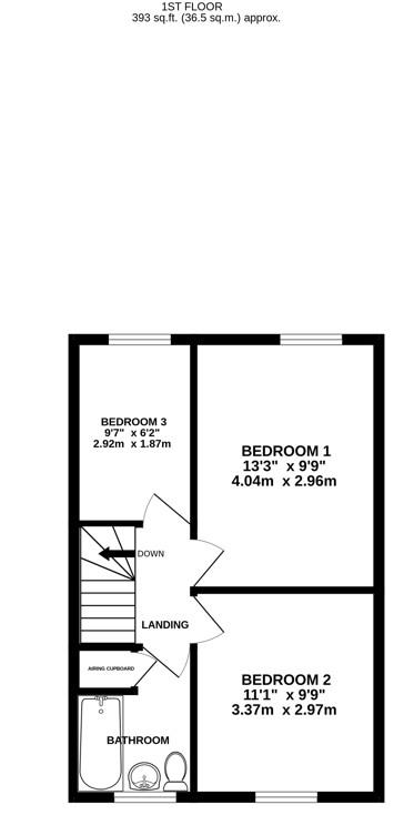 Floorplan for Elmlea Road, Kings Stanley, Stonehouse