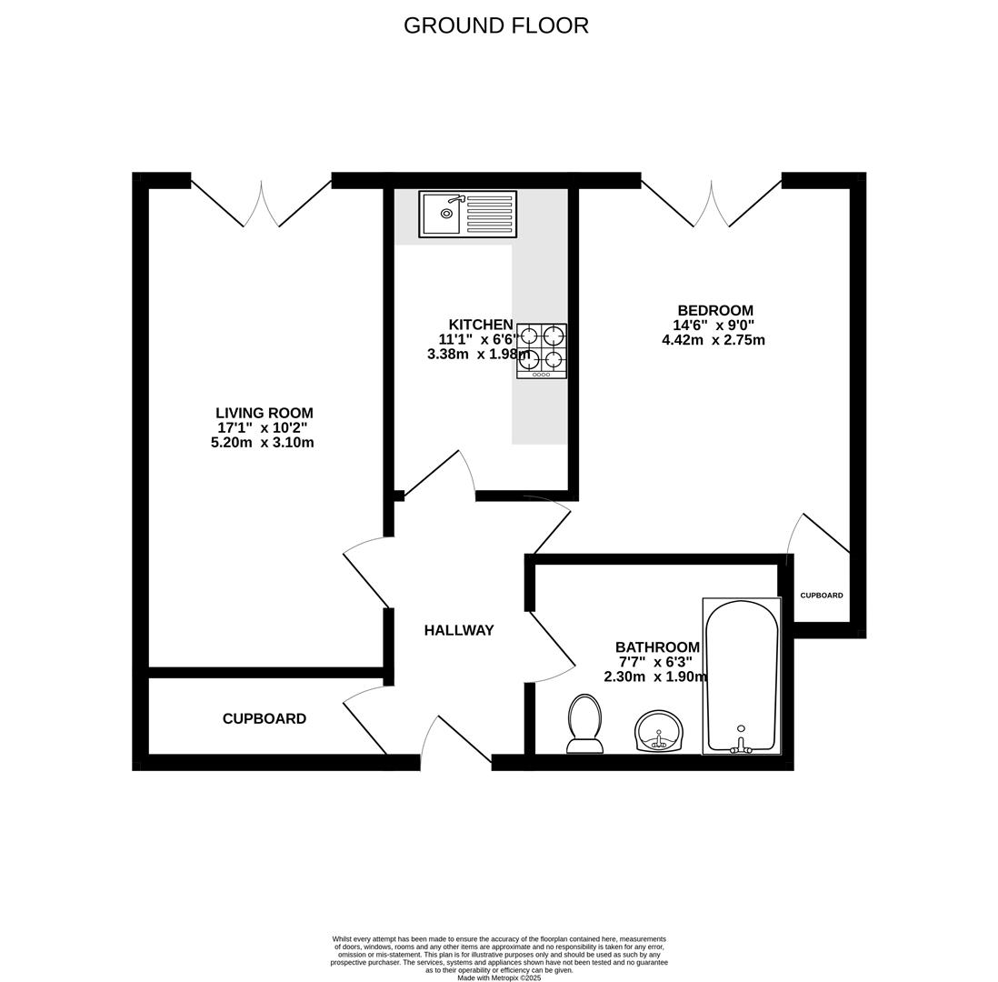 Floorplan for Great Western Road, Gloucester