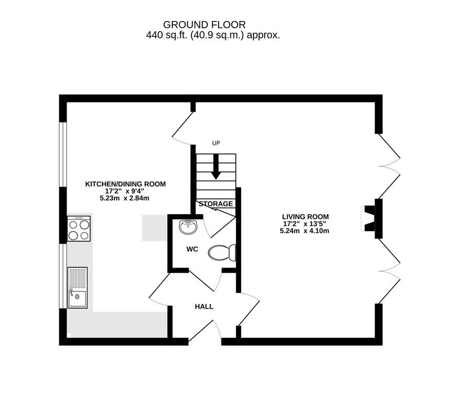 Floorplan for Mandara Grove, Abbeydale, Gloucester