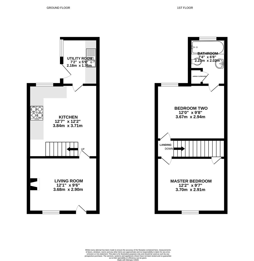 Floorplan for Percy Street, Gloucester