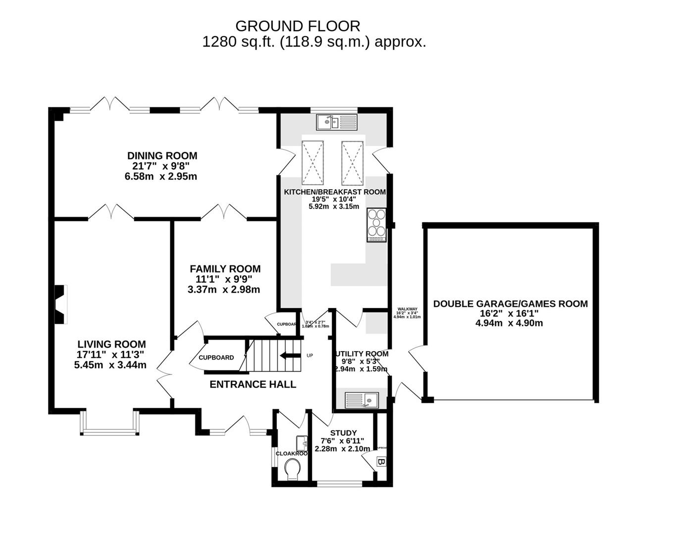 Floorplan for The Orchards, Hucclecote, Gloucester