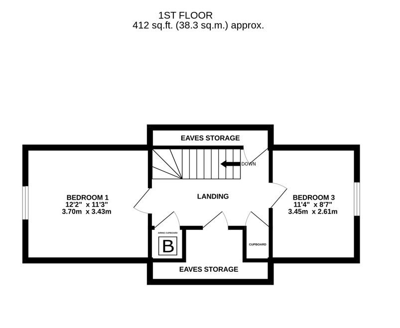 Floorplan for Quietways, Stonehouse