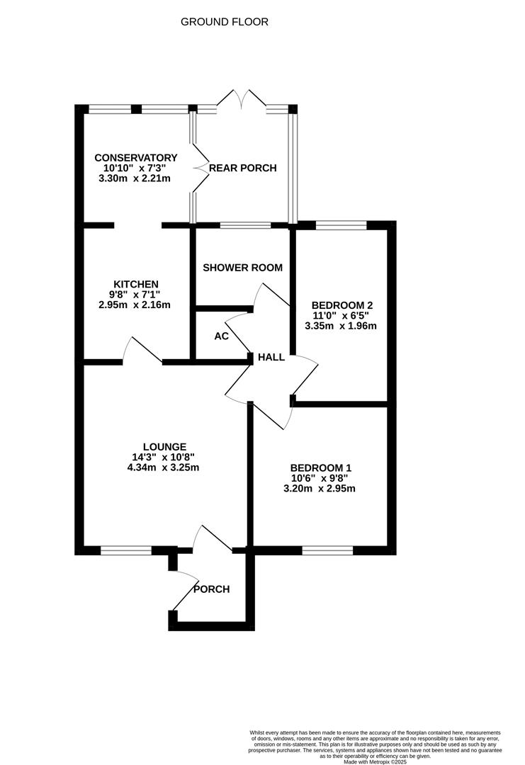 Floorplan for Foley Road, Newent