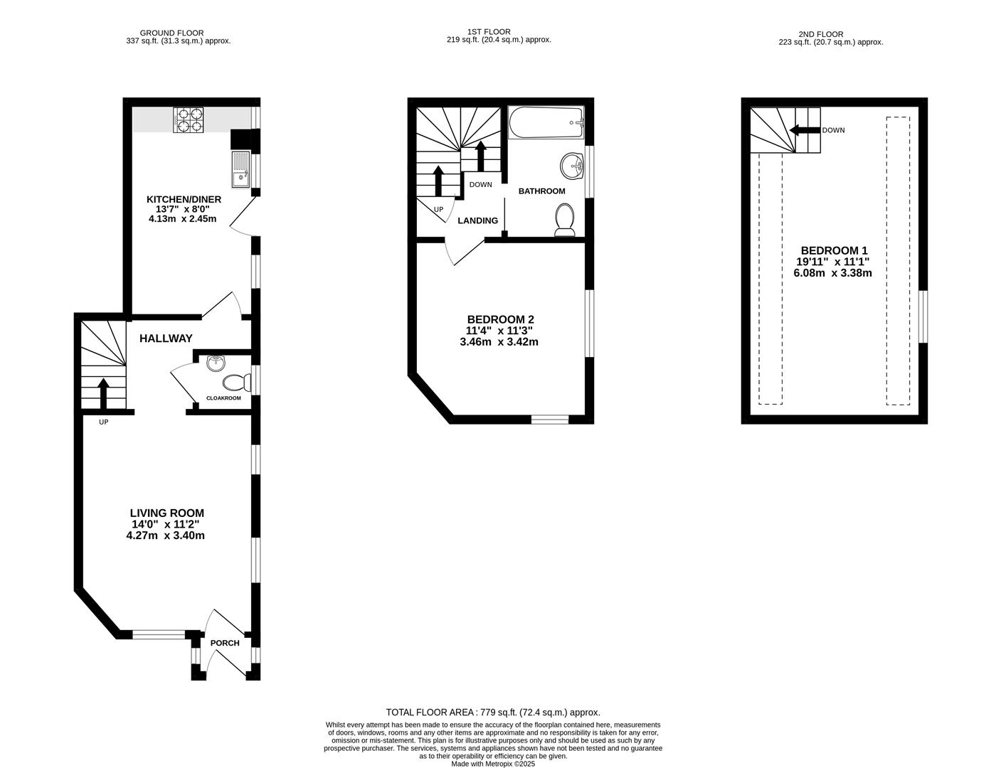 Floorplan for Stanley End, Selsley, Stroud