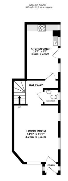 Floorplan for Stanley End, Selsley, Stroud
