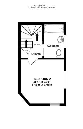 Floorplan for Stanley End, Selsley, Stroud