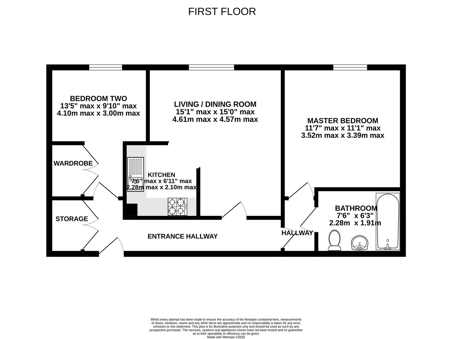 Floorplan for Ribston Hall, Spa Road, Gloucester