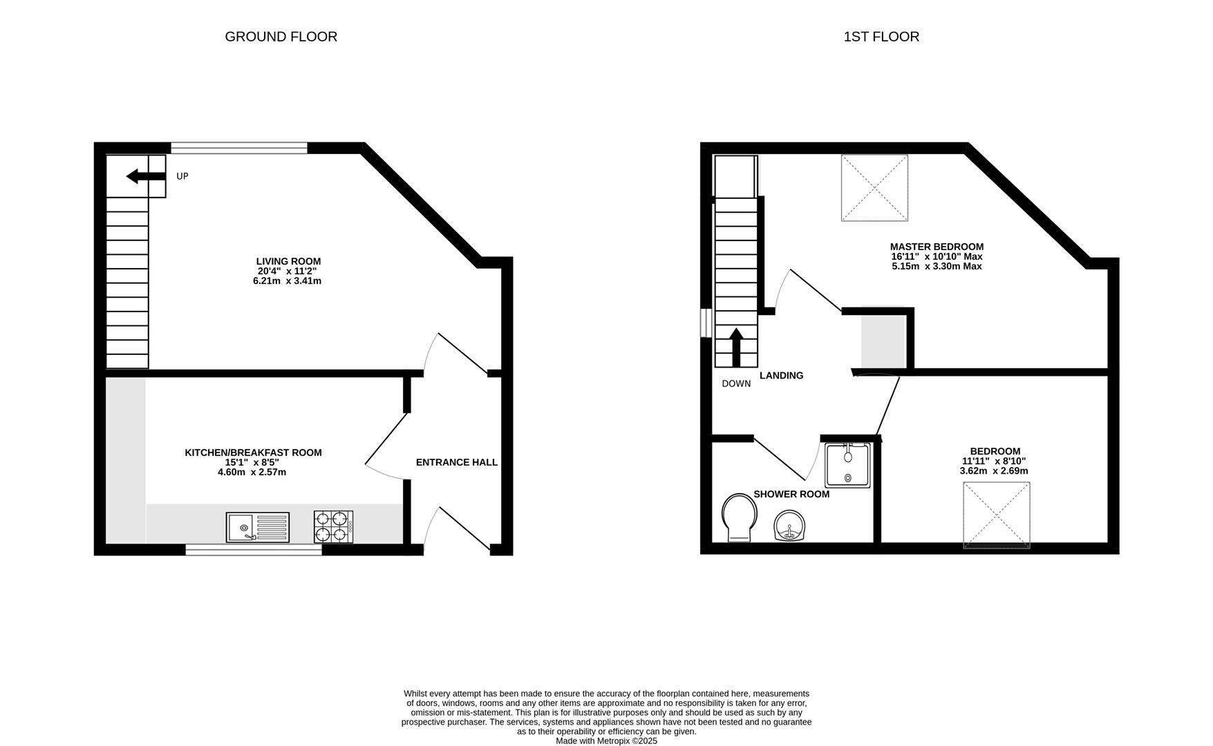 Floorplan for Bradfords Lane, Newent