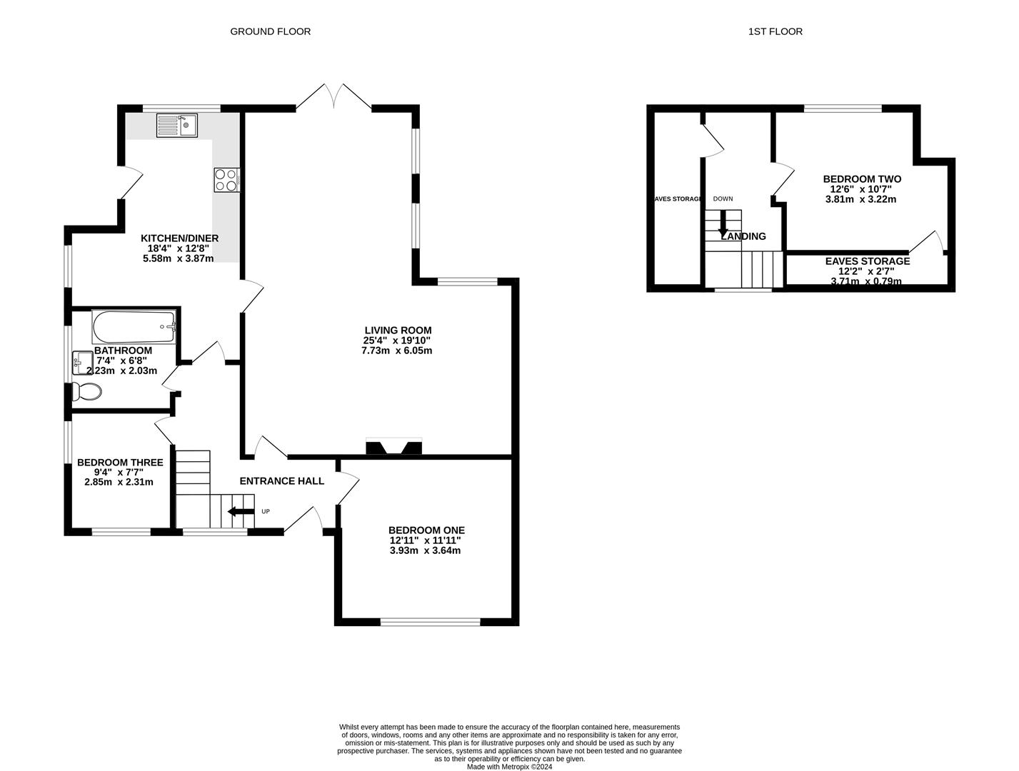 Floorplan for Maidenhall, Highnam, Gloucester