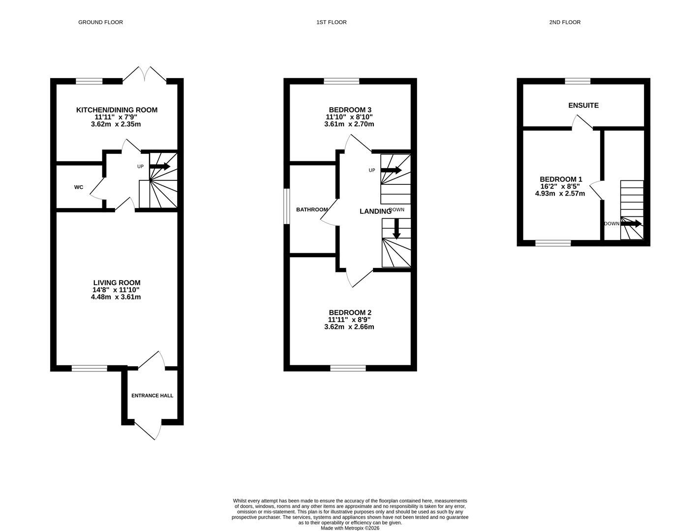 Floorplan for Town Farm Road, Newent