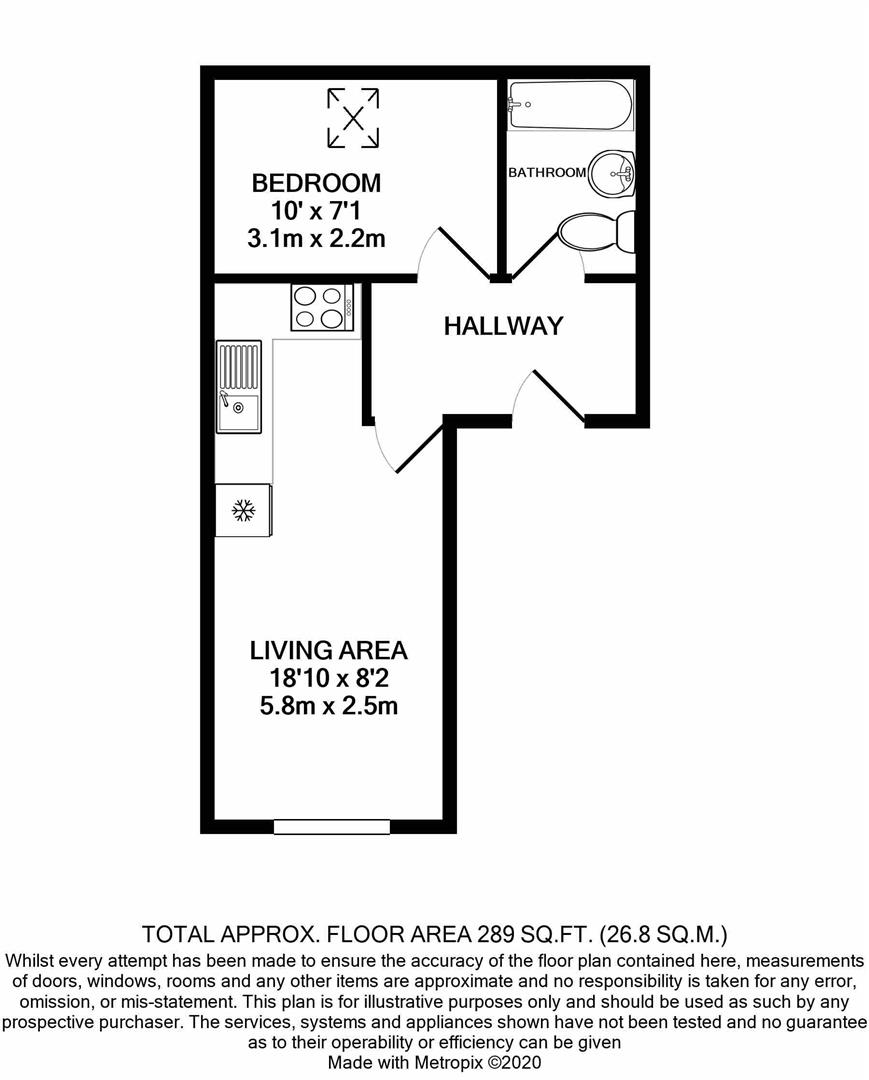 Floorplan for Hanover Place, Hanover Street, Cheltenham