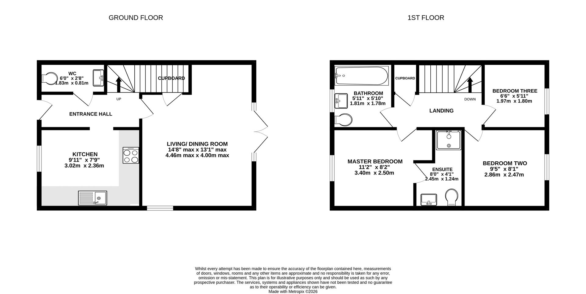 Floorplan for Marham Drive, Kingsway, Gloucester