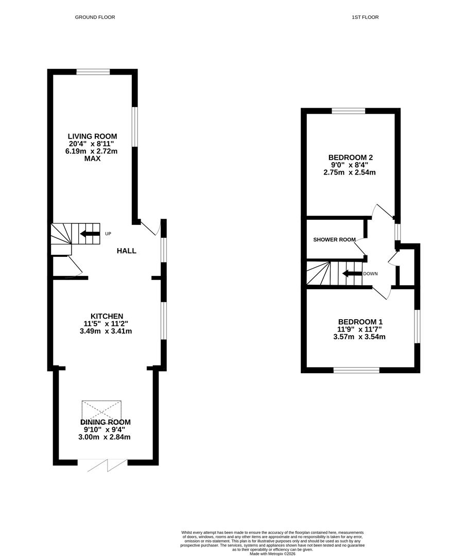 Floorplan for Stanleigh Terrace, Maisemore,