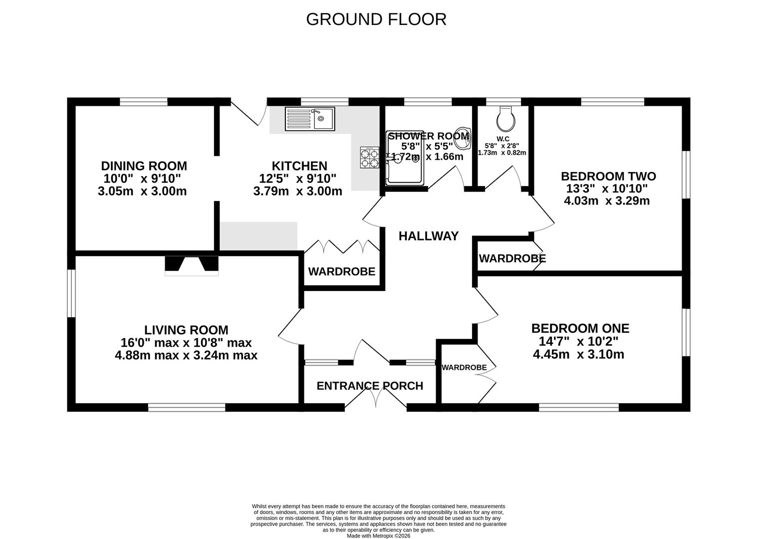 Floorplan for Minsterworth, Gloucester