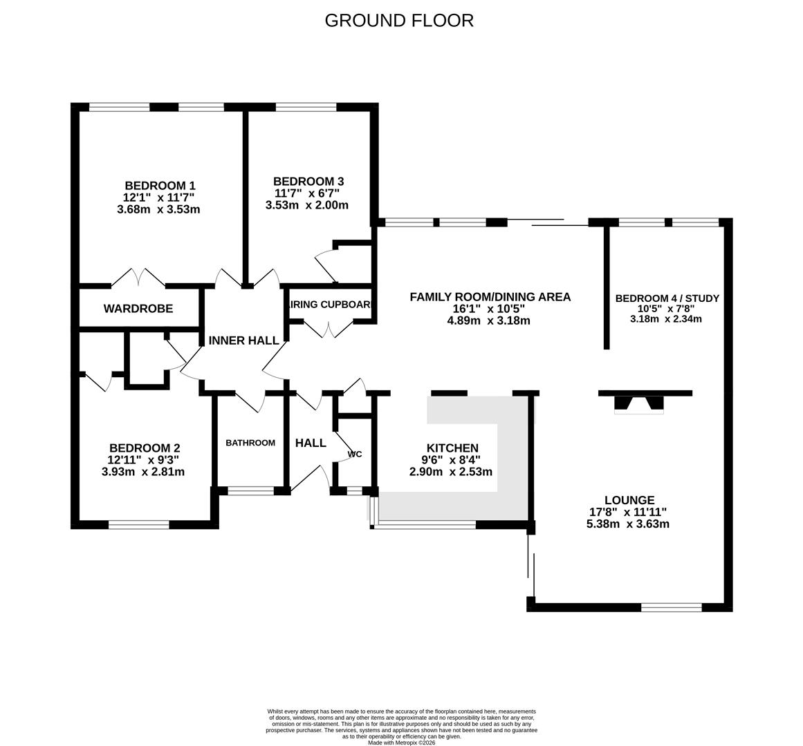 Floorplan for Muzzle Patch, Tibberton, Gloucester
